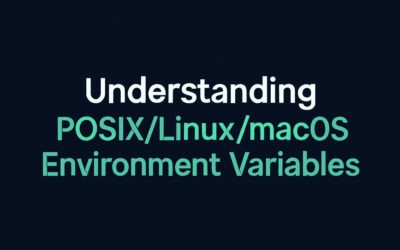 Understanding POSIX/Linux/macOS Environment Variables
